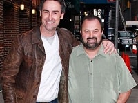 Frank Fritz with his best friend Mark Wolfe 