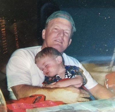 Sean Ryan Fox Height, Weight, Age, Girlfriend, Biography, Family & More 6 Childhood photo of Sean Ryan Fox with daddy