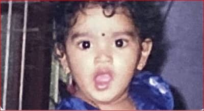 Saniya Iyappan Age, Height, Weight, Husband, Boyfriend, Biography & More 4 Childhood photo of Saniya Iyappan
