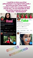Dharsha Gupta Wiki, Age, Height, Weight, Husband, Biography & More 4 Dharsha Gupta's fake twitter account