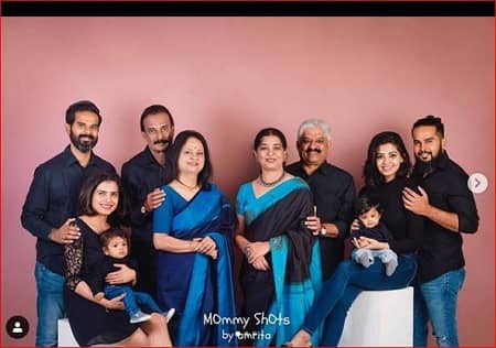Disha Madan with her family