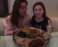 Ella Anderson's favorite cuisine is Ethiopian food