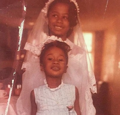Imani Walker with her cousin