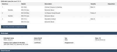 Jacob Blake Wiki, Age, Wife, Family, Death, Biography & More 6 Jacob Blake Criminal History Details