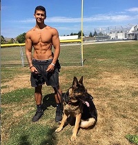 Jeremy Ethier Height, Weight, Age, Girlfriend, Biography & More 7 Jeremy Ethier with his pet dog