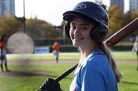 Lizzy Greene Height, Weight, Age, Boyfriend, Biography & More 9 Lizzy Greene playing baseball