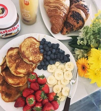 Naimal Khawar breakfast