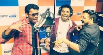Nanjil Vijayan at a radio interview session
