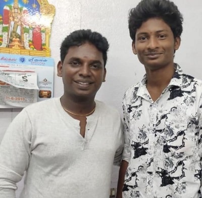 Nanjil Vijayan pictured along with his brother