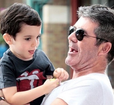 Simon Cowell with his son Eric Cowell