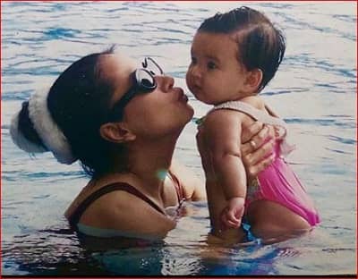 Stephanie Poetri Height, Weight, Age, Boyfriend, Husband, Biography 4 Stephanie Poetri with her mother Titi Dj