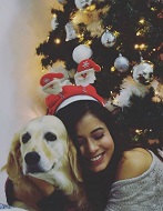Tripti Shankhdhar Wiki (Actress) Age, Boyfriend, Height, Weight, Biography & More 5 Tripti Shankhdhar with her pet dog