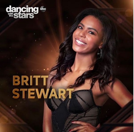 Britt Stewart Wiki, Age, Height, Weight, Husband, Biography & More 2 Britt Stewart in the reality TV show Dancing with the Stars
