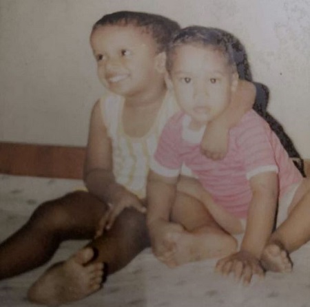 Karun Raman 8 Childhood photo of Karun Raman with his brother