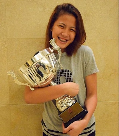 Ej Laure Height, Weight, Age, Husband, Boyfriend, Biography & More 21 Ej Laure with runner up trophy at Foton Tornadoes