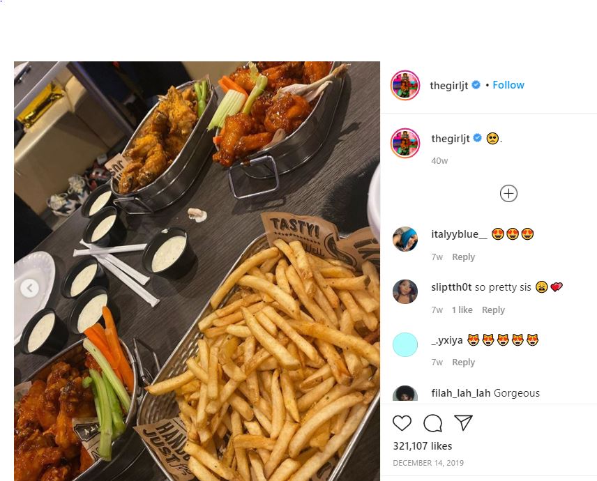 JT's favorite food is french fries
