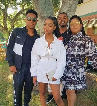 Jadah Marie - Age, Height, Weight, Boyfriend, Biography, Family & More 6 Jadah Marie with her dad Christian Redd, mom Chiresse Ferguson, and brother