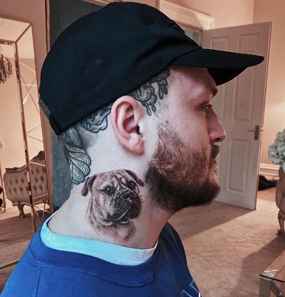 Jay Swingler Age, Height, Weight, Net worth, Girlfriend, Biography & Facts 12 Jay Swingler inked his dog face on neck