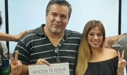 Juan Emilio Ameri with Celeste Burgos