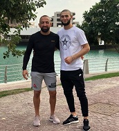 Khamzat Chimaev Wiki, Age, Height, Weight, Girlfriend, Family, Biography & Facts 3 Khamzat Chimaev and his coach