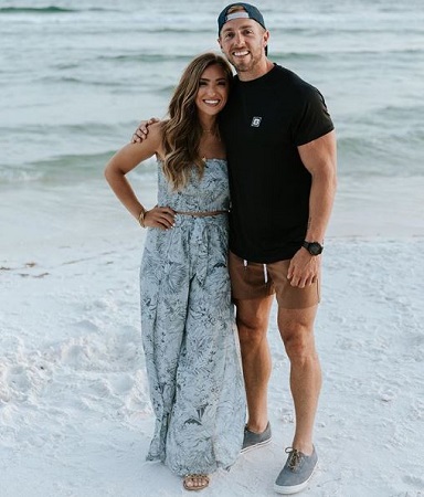 Nick Bare with his fiance Stefany Banda