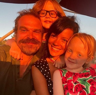Sam Cooper Wiki (Lily Allen's Ex-husband) Age, Biography, Family & Facts 12 Sam Cooper's ex wife Lily Allen with her newly wed husband David Harbour and her daughters Ethel Mary Cooper and Marnie Rose Cooper