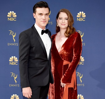 Sarah Roberts (Finn Wittrock's Wife) Wiki, Age, Biography, Kids, Family & Facts 4 Sarah Roberts with her husband Finn Wittrock