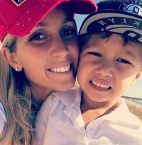Sofia Balbi Wiki, Age (Luis Suárez's wife) Kids, Biography, Family & Facts 10 Sofia Balbi with her son Benjamin in a frame