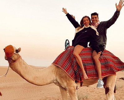 Alice Campello on trip with her family