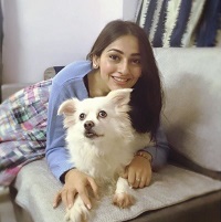 Anagha Bhosale Age, Height, Weight, Boyfriend, Family, Biography & More 4 Anagha Bhosale with her pet