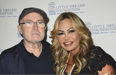 Andrea Bertorelli Wiki, Age (Phil Collins' Ex-wife) Kids, Biography & Facts 4 Andrea Bertorelli husband Phil Collins with his ex-wife Orianne Cevey
