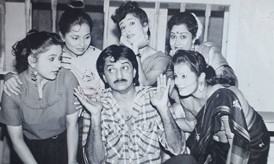 Avinash Kharshikhar doing theatre
