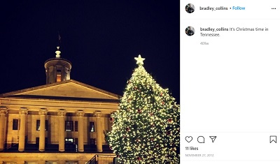 Bradley Collins first Instagram Post