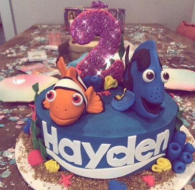 Camilla Luddington daughter birthday cake