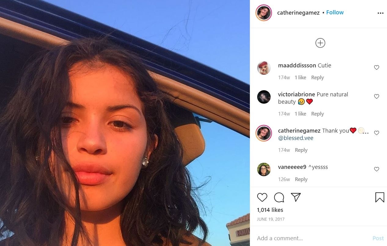 Catherine Gamez Wiki, Age, Boyfriend, Family, Height, Biography & More 23 Catherine Gamez first Instagram post
