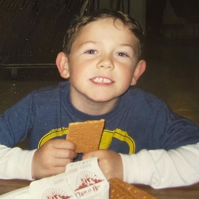 Dakota Lotus photographed when he was 8 years old