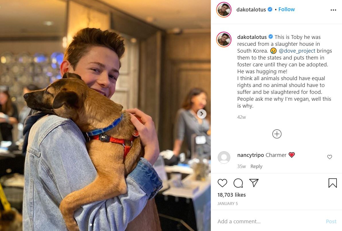 Dakota Lotus worked with DoVE Project, charity water, and FosterMore