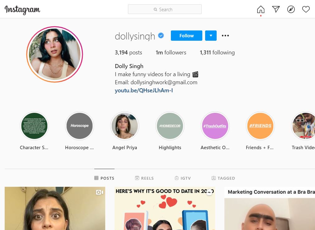 Dolly Singh Age, Height, Weight, Husband, Family, Biography & Facts 23 Dolly Singh has one million followers on IG