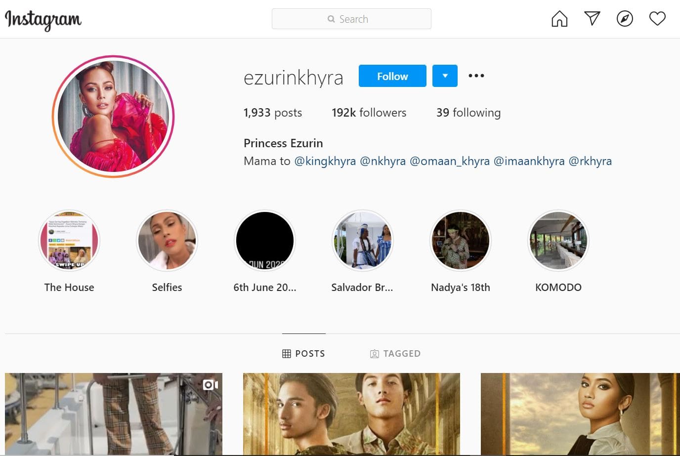 Ezurin Khyra Wiki, Age, Husband, Height, Family, Biography & More 18 Ezurin Khyra Instagram account
