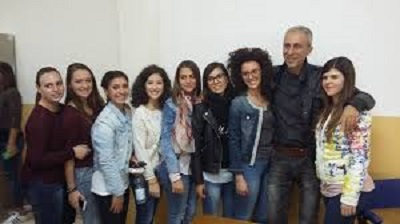 Gaetano Aronica with his fans