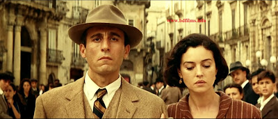 Gaetano Aronica with the co star of movie Malena
