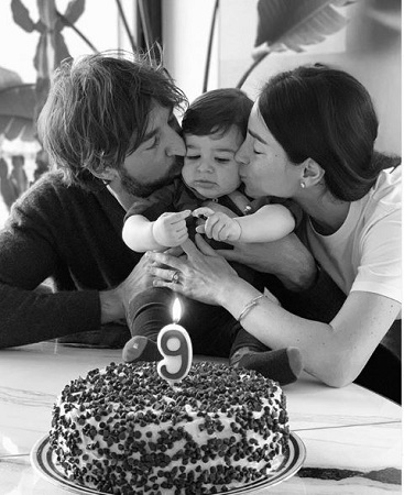 Giorgia Gabriele Wiki, Age, Husband, Height, Family, Biography & Facts 13 Giorgia Gabriele with her son Matteo and lover Andrea Grilli