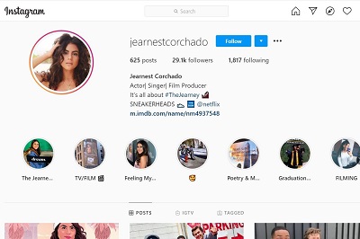 Jearnest Corchado Instagram Page