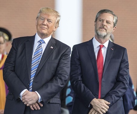 Jerry Falwell Jr. Height, Weight, Age, Wife, Children, Biography & More 19 Jerry Falwell Jr with Donald Trump