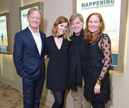 Kyle Redford (James Redford's Wife) Wiki, Age, Kids, Biography & Facts 7 Kyle Redford with her husband James Redford, daughter Lena Redford, and father-in-law Robert Redford