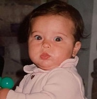 Lola Consuelos as a baby