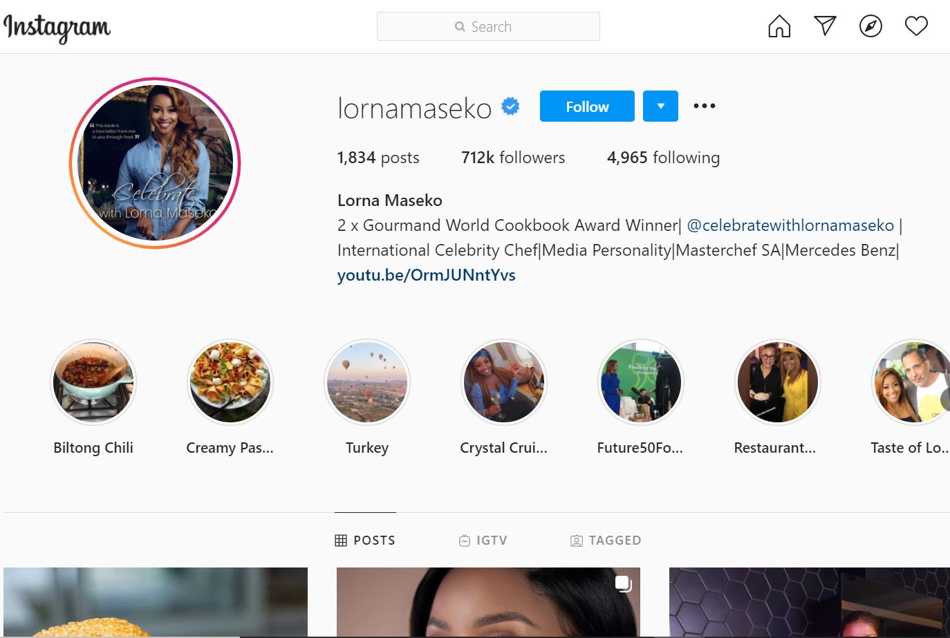Lorna Maseko Wiki, Age, Husband, Family, Net worth, Biography & More 20 Lorna Maseko Instagram account