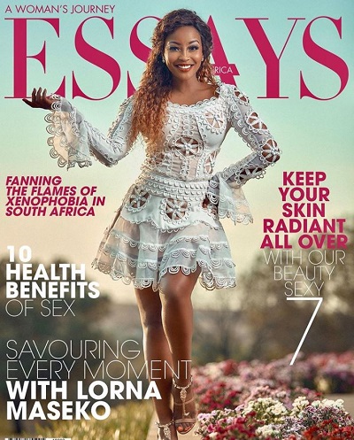 Lorna Maseko Wiki, Age, Husband, Family, Net worth, Biography & More 16 Lorna Maseko on cover page of Essays of Africa Magazine