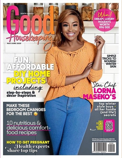 Lorna Maseko Wiki, Age, Husband, Family, Net worth, Biography & More 15 Lorna Maseko on cover page of Good Housekeeping Magazine
