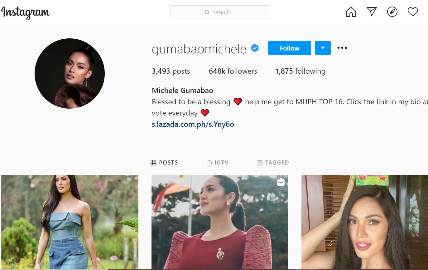 Michele Gumabao Height, Weight, Age, Boyfriend, Family, Biography & More 21 Michele Gumabao Instagram account